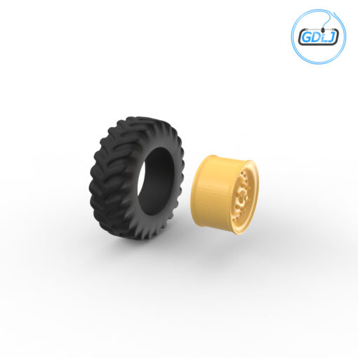 Heavy truck wheel - 3D printable model - Image 2