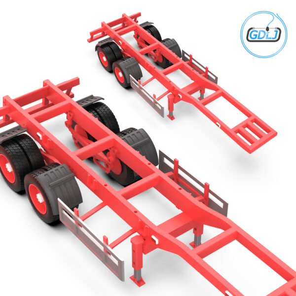 3D Printable Truck Trailer Model – 71 Parts for 3D Printing - Image 7