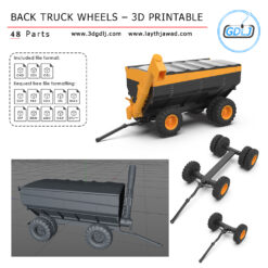3D Printable Model of a Rural Agricultural Trailer – Rural Rig 33000