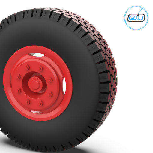 Front truck wheels 3D model