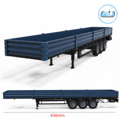 Alternative view of Flatbed Sidewall Trailer – 3D Printable Model