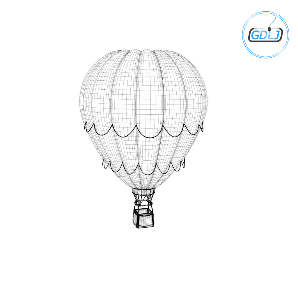 Hot Air Balloon – 3D Model - Image 6