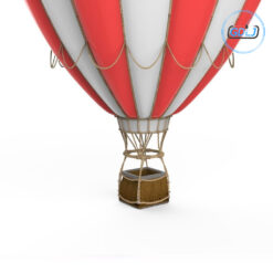 Alternative view of Hot Air Balloon – 3D Model