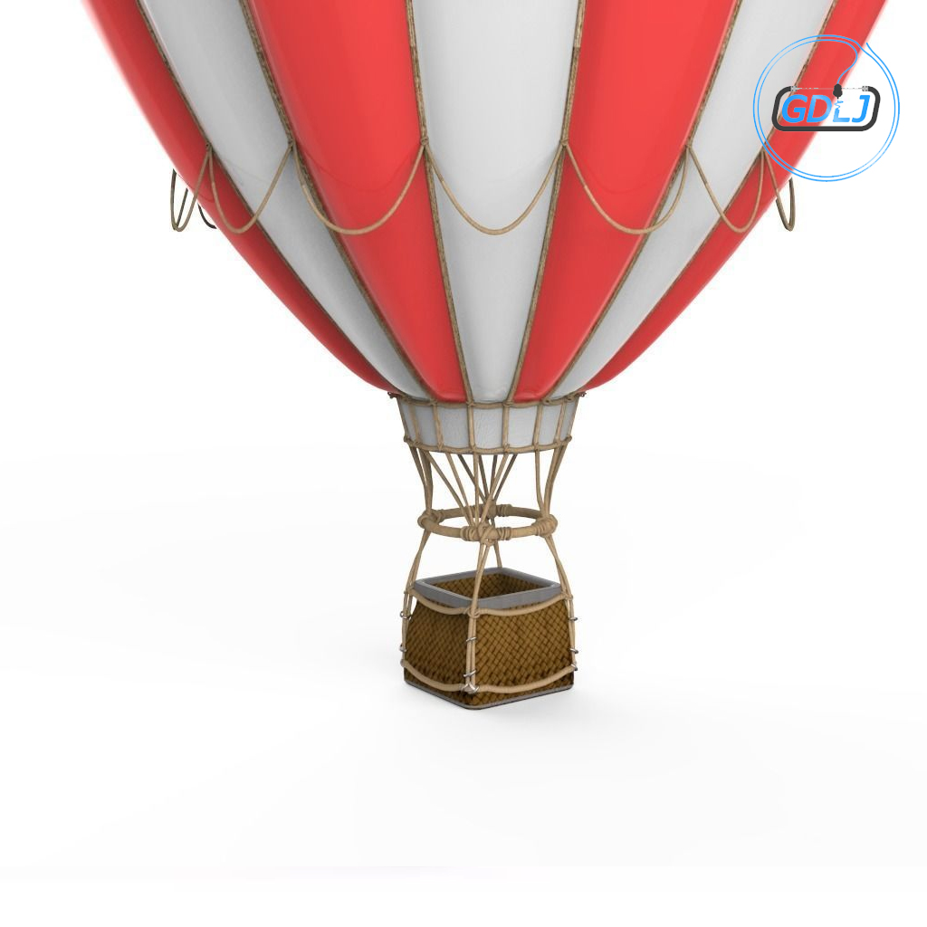 Hot Air Balloon – 3D Model - Image 2