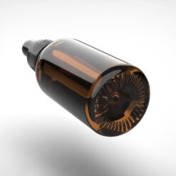 Alternative view of Amber Dropper Bottle with Box - 3D Model