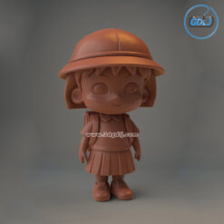 Alternative view of Chibi Maruko 3D Figure
