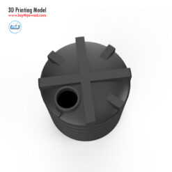 Alternative view of 3D Water Storage Tank Model - Printable
