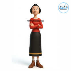 Olive Oyl 3D Printable Character Model