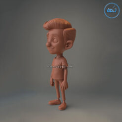 3D cartoon boy child