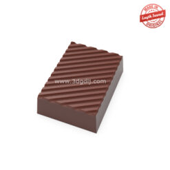 Diagonal Line Chocolate Bar Mold