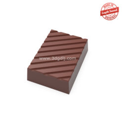 Diagonal Stripe Chocolate Bar Mold