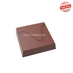 Elegant Wave Chocolate Mold