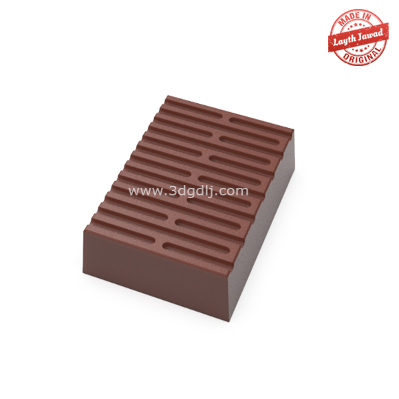 Vertical Line Chocolate Bar Mold