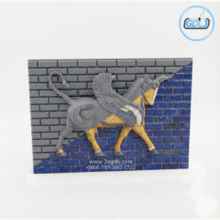 Alternative view of Winged Bull Lamassu 3D Model