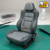 High-Detail 3D Printable Racing Bucket Seat - Realistic Miniature Model