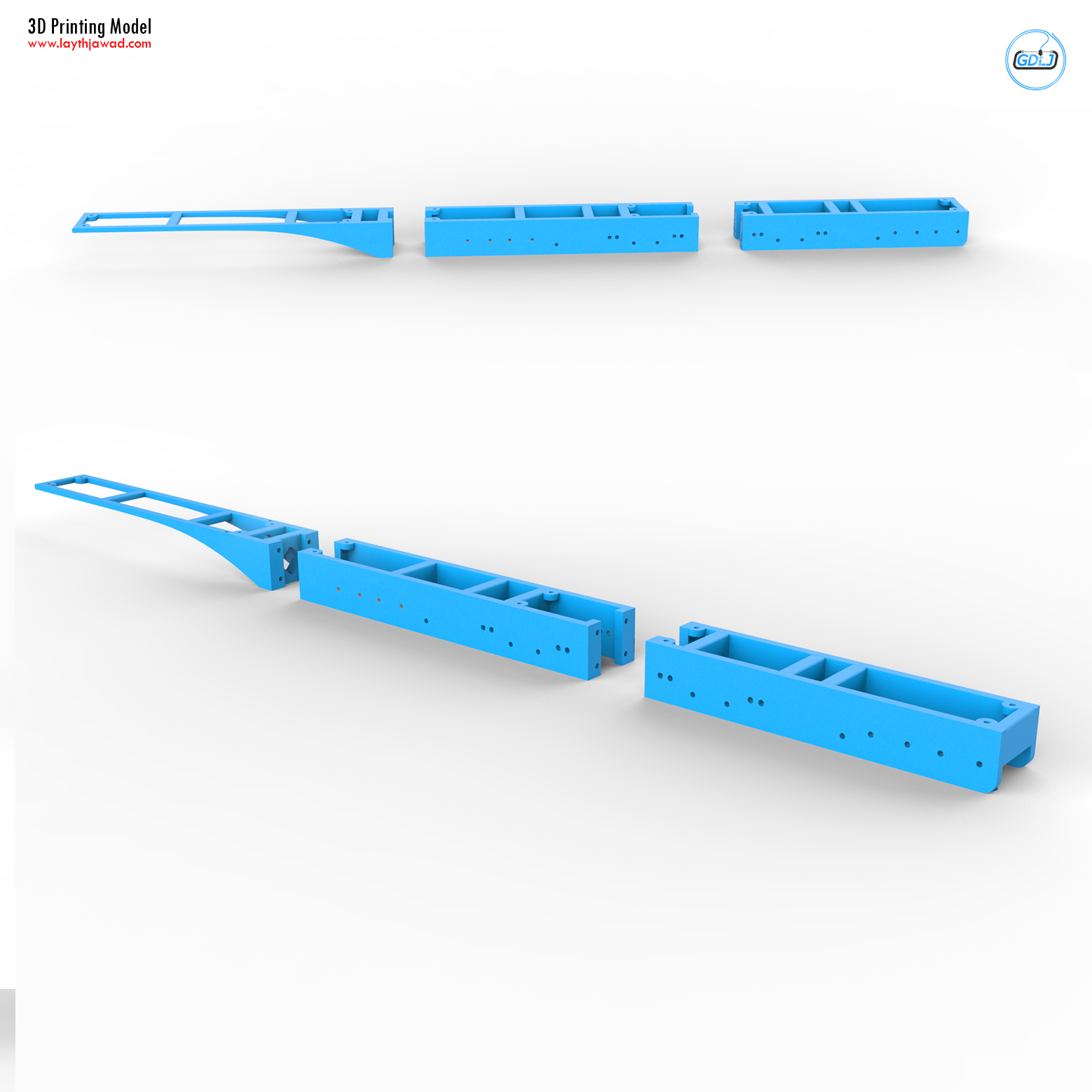 Tri-Axle Refrigerated Semi-Trailer - 3D Print Ready - Image 12