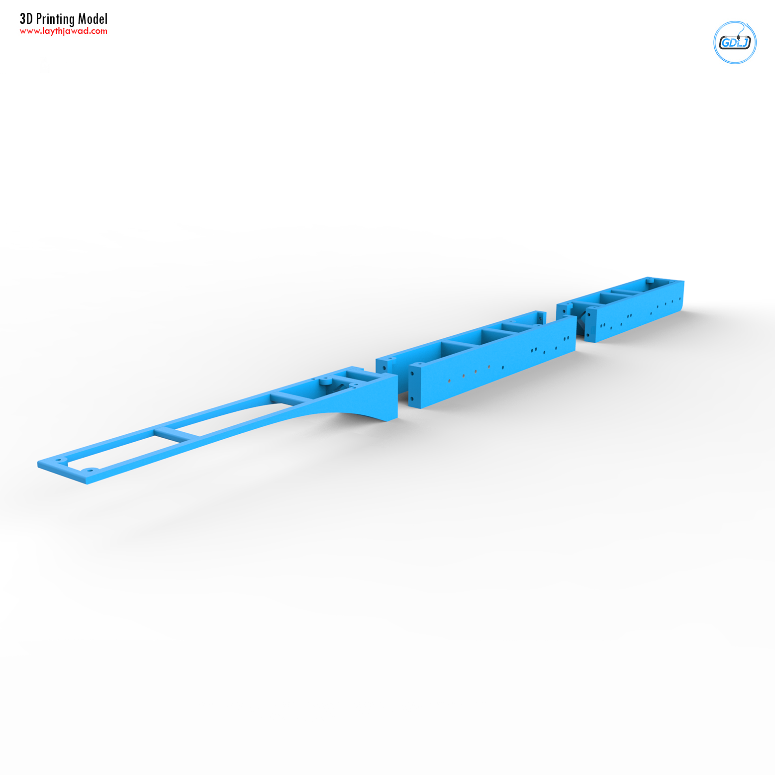 Tri-Axle Refrigerated Semi-Trailer - 3D Print Ready - Image 11