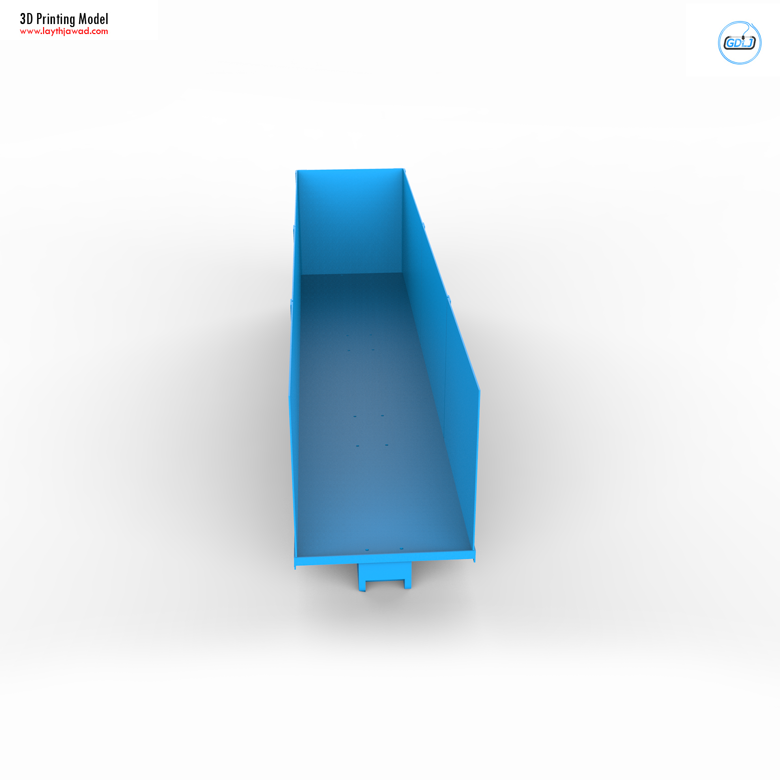 Tri-Axle Refrigerated Semi-Trailer - 3D Print Ready - Image 10