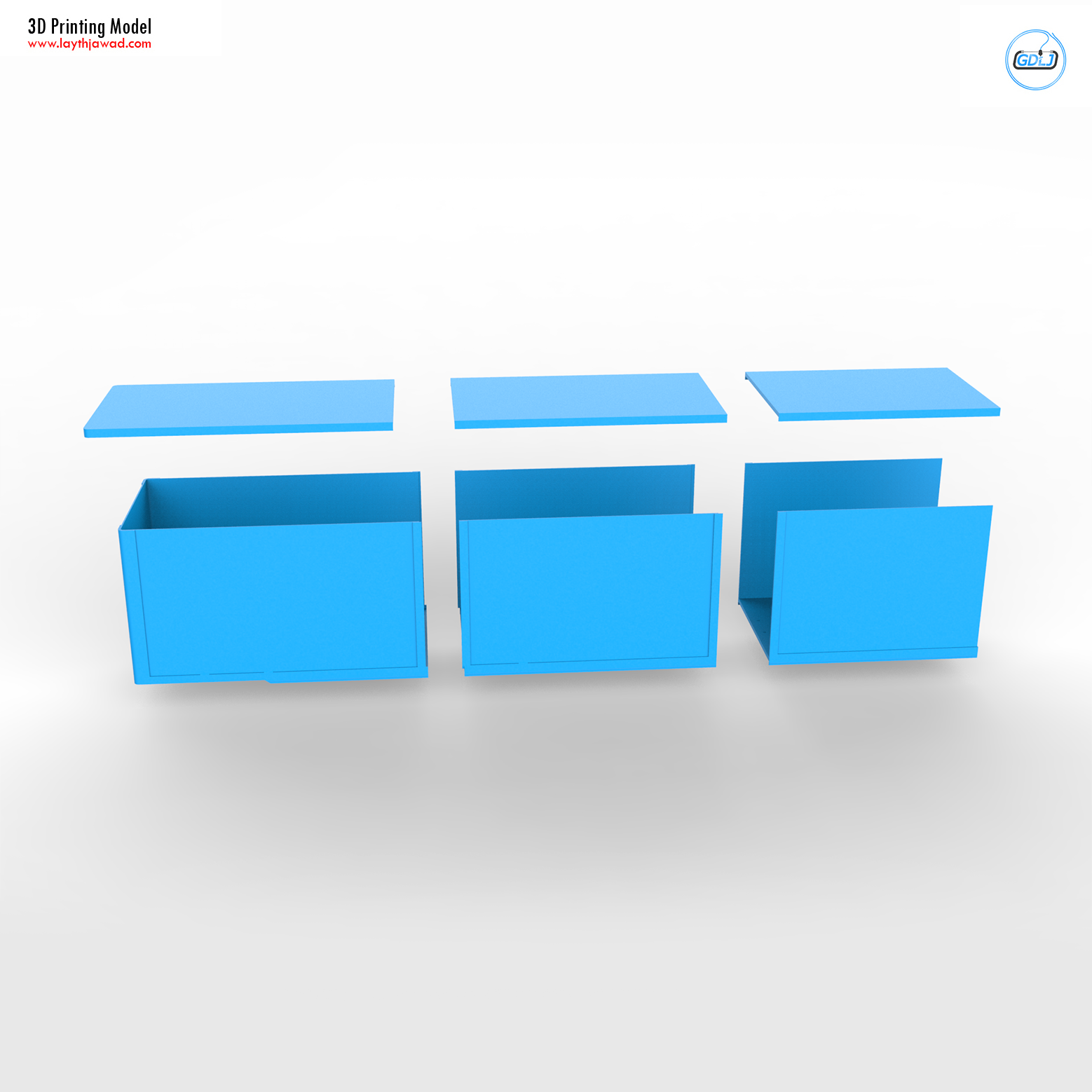 Tri-Axle Refrigerated Semi-Trailer - 3D Print Ready - Image 9