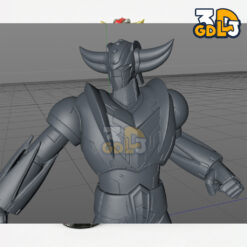 Alternative view of Grendizer 3D model print files