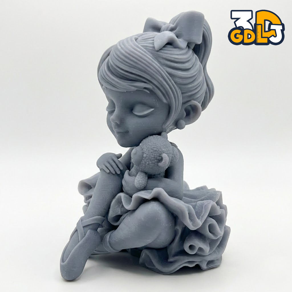 Sweet Ballet Girl - High-Detail 3D model - Image 5