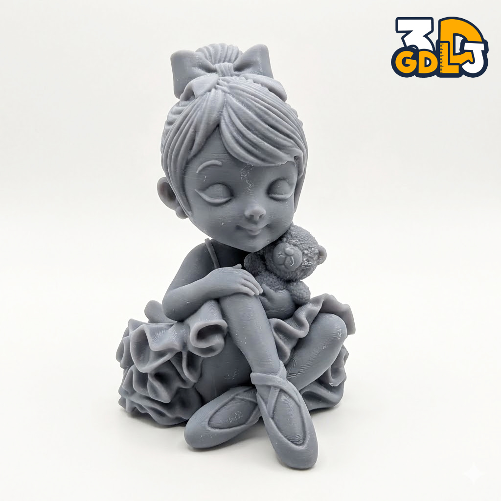 Sweet Ballet Girl - High-Detail 3D model - Image 4