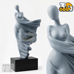 Angel Dancer Sculpture 3D Model | Ready for 3D printing