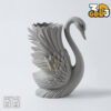 swan Vase 3d model