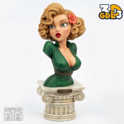 Alternative view of Marilyn Monroe statue 3D Models