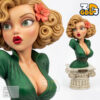 Marilyn Monroe statue 3D Models