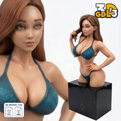 Cute girl figurine 3D Print Model