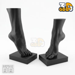 Foot Display Jewelry - Female Foot Mannequin 3D Print Model