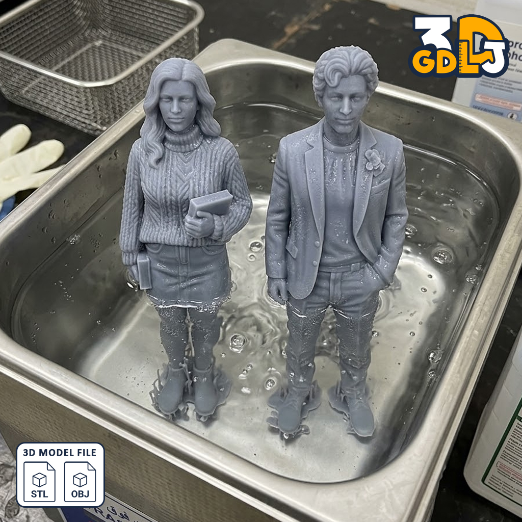 Figures people men and women 3D models - Image 4