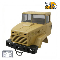 KRAZ Truck Cabin 3D Model - 3D Printable Model