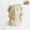 Girl Face Planter 3D Model