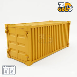 Container 3D Print Model