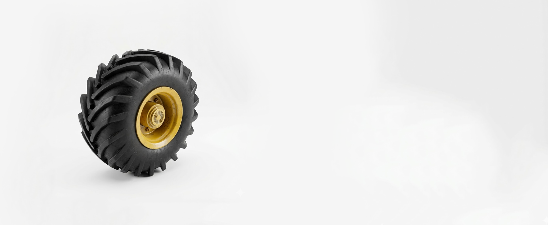 Realistic 3D Printable Tractor Wheels