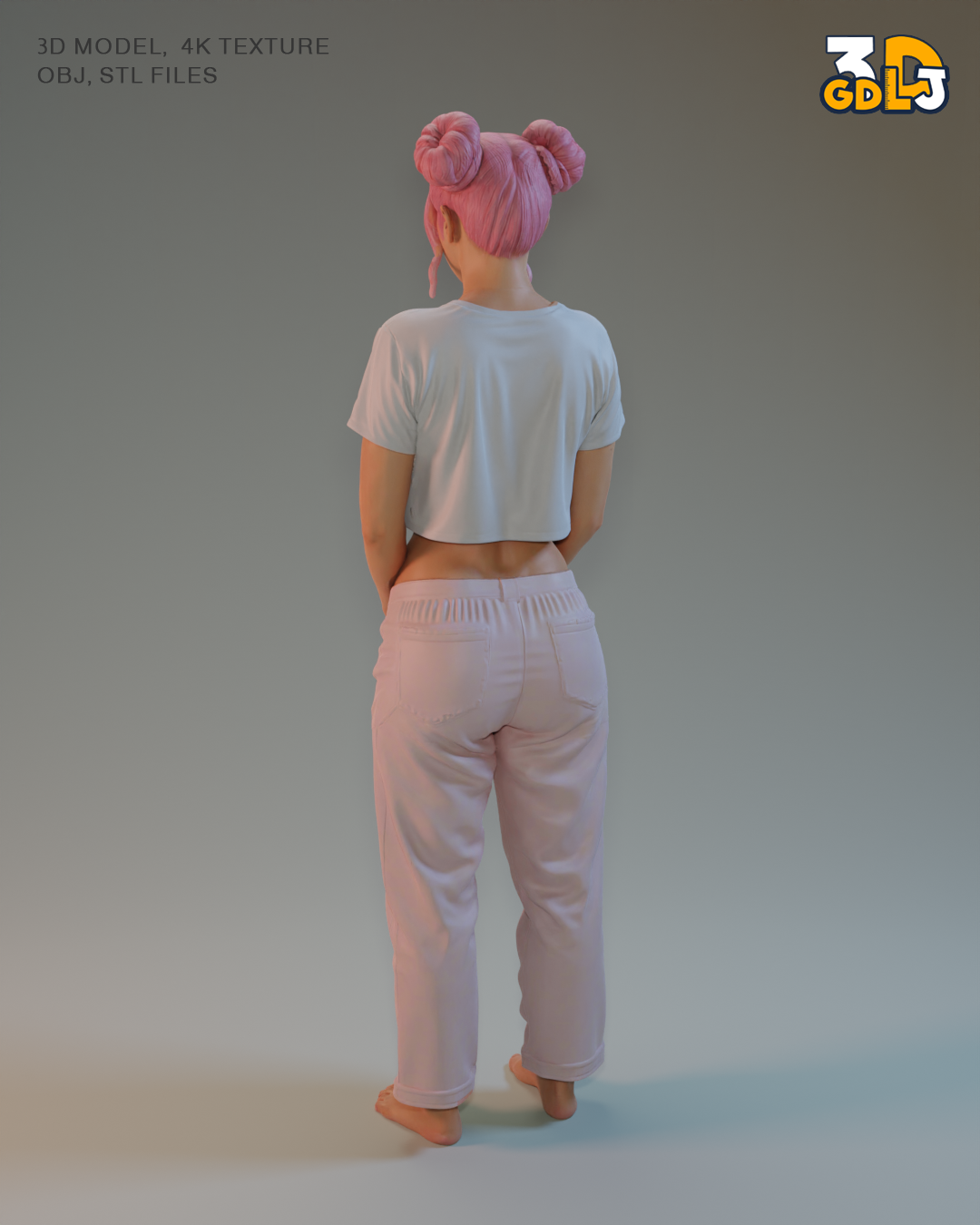 Luna Girl 3D Character