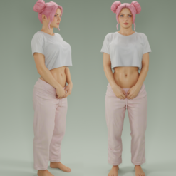 Luna Girl 3D Character