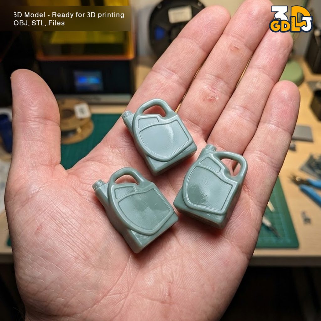 1/14 Scale Oil Container STL File - Image 4