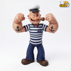 Popeye cartoon character 3D printable model | STL File