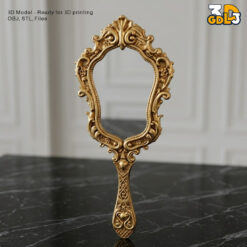 Royal Hand Mirror 3D Model STL File