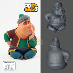 Alternative view of Ramadan Fananees Character 3D model