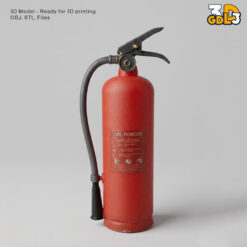 Realistic Fire Extinguisher STL File