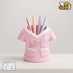 Nurse Scrubs Pen Holder 3D model