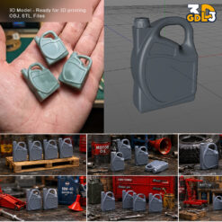 1/14 Scale Oil Container STL File