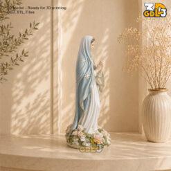 Virgin Mary Statue 3D Printable Model - Image 6