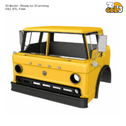 Ford C600 1957 Truck Cabin 3D Printable Model
