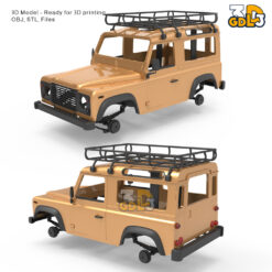 Roof Rack 3D Model for Defender STL File - Image 3