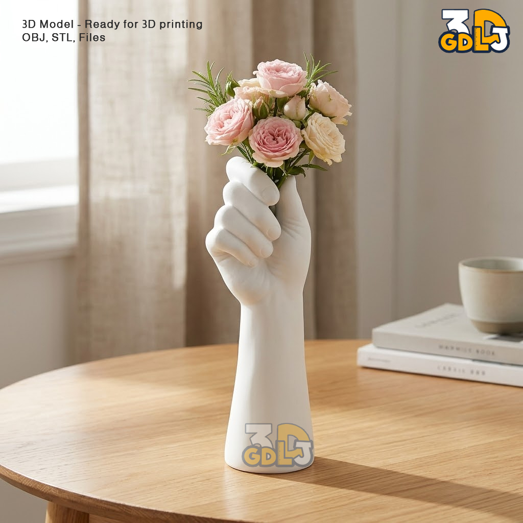 Hand Vase Home Decor – 3D Print STL Model - Image 5